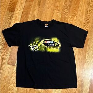 Nascar Black and Yellow Short Sleeve Tee